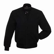 Image result for Black Wool Varsity Jacket