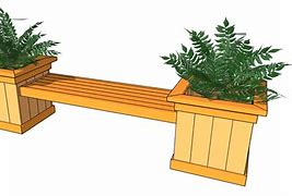 Image result for Planter Box Bench Plans