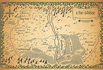 Image result for images of map of the shire