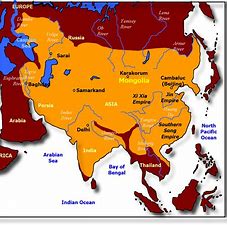 Image result for map of the mongol empire