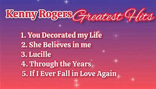 Image result for Kenny Rogers Greatest Hits Album
