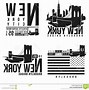 Image result for Brooklyn Bridge City Silhouette