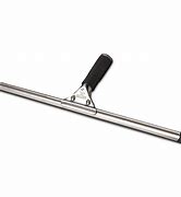 Image result for Squeegee 36 Inch Straight Flat Black Rubber In Steel Frame 1, From Brush Man Inc.