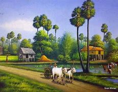 Image result for Medieval Village Painting