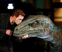 Image result for Chris Pratt and Blue Raptors