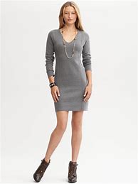Image result for V-Neck Sweater Dress
