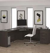 Image result for Contemporary Corner Desk Home Office