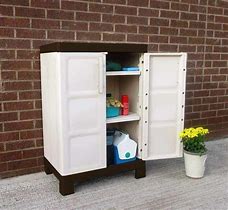 Image result for Small Outdoor Storage Cabinets