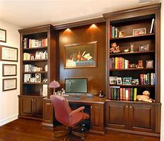 Image result for Home Office Wall Units with Desk