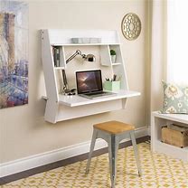 Image result for Small Bedroom Wall Desk
