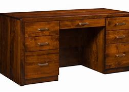 Image result for Solid Wood Desks with Drawers for Home Office