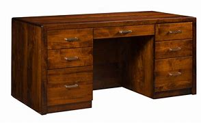 Image result for Wooden Desk with Drawers 30 Years Old