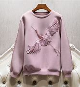 Image result for Embroidered Birds Sweatshirt