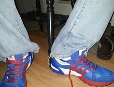 Image result for Orange and Blue Adidas Shoes