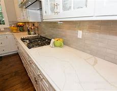 Image result for White Quartz Kitchen Countertops