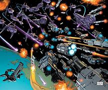 Image result for Cool Futuristic Spaceships Battle