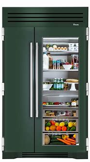 Image result for Kitchens with Glass Door Refrigerator