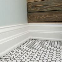 Image result for White Penny Tile Floor