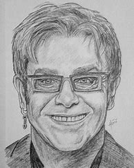 Image result for How to Draw Elton John