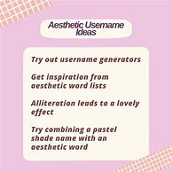 Image result for Aestheic Usernames