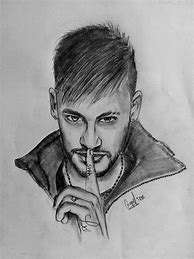 Image result for Neymar Drawing