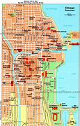 Image result for Downtown Chicago Restaurants Map