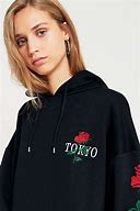 Image result for Tokyo with Rose Sleeve Hoodie Black