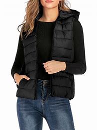 Image result for Hoodie and Puffer Vest