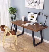 Image result for Modern Wood and Metal Desk