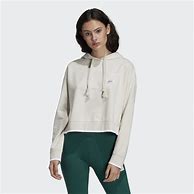 Image result for Adidas Crop Hoodie White