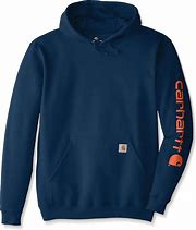 Image result for Carhartt Midweight Logo Pullover Hooded Sweatshirt