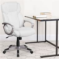 Image result for white swivel desk chair