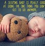 Image result for Sleeping Baby Quotes and Sayings