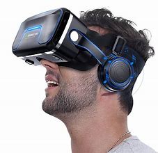 Image result for Virtual Reality Glasses 3D VR BOX With Headset Remote Control For iPhone Android