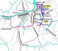 Image result for Petersburg National Battlefield Map