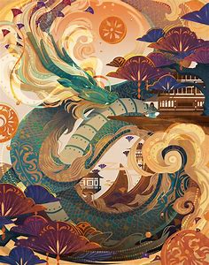 Chinese Allusions Dragon Legend on Behance
