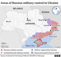 Image result for Russian-occupied Ukraine Map