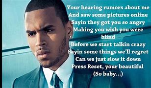 Image result for Look at Me Now Lyrics Chris Brown