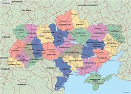 Image result for Current Political Map of Ukraine