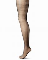 Image result for Plus Size Womens Silk Reflections Lace Top Thigh Highs By Hanes In Black (Size GH)
