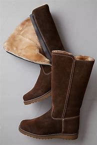 Image result for Fur Lined Suede Boots