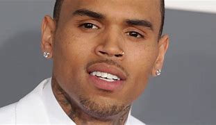 Image result for Chris Brown Wearing Earrings