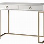 Image result for White and Gold Office Desk