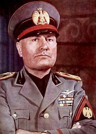 Image result for Italy Benito Mussolini