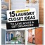 Image result for Organizing Laundry Room Shelves