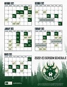 Image result for Milwaukee Bucks Schedule Calendar 2018 2019