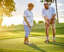 Image result for Senior Citizens Playing Golf