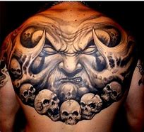 Image result for Demon Tattoos for Men