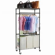 Image result for Portable Laundry Hamper with Clothes Hanger