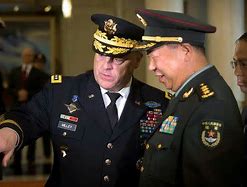 Image result for General Milley hugging his Communist Chinese countrparts
